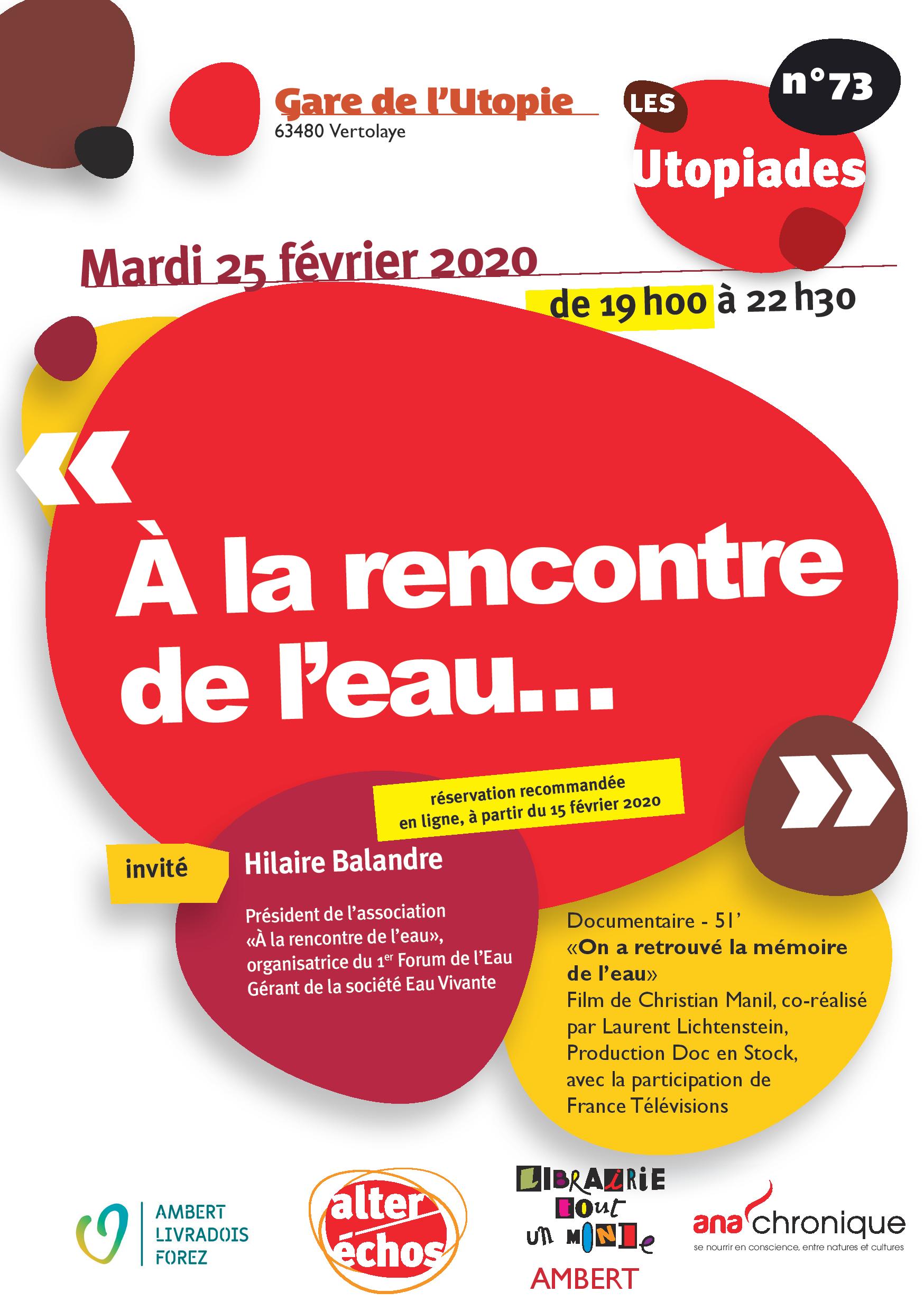 affiche de la prochaine rencontre