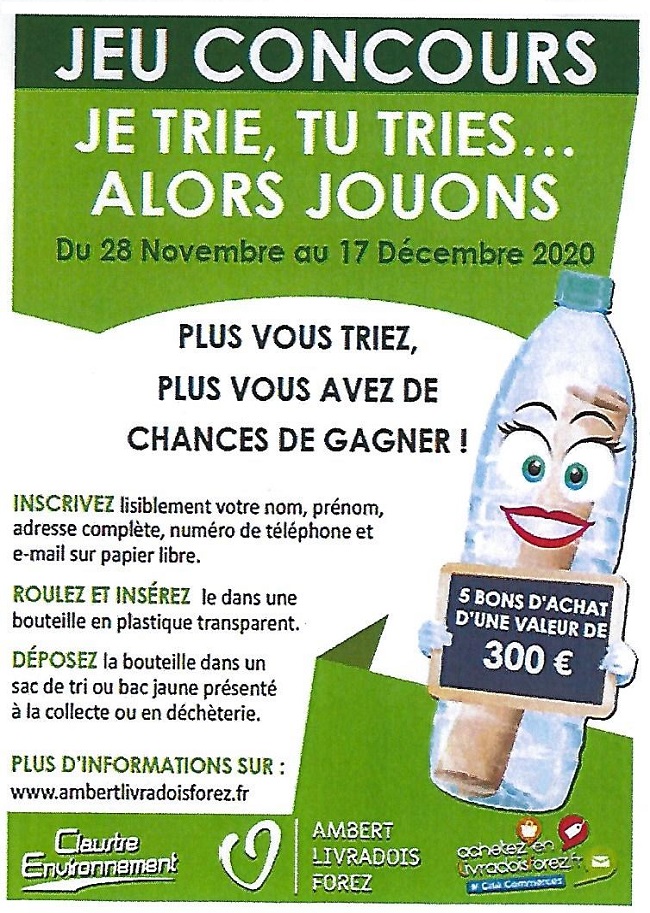 le flyer présentant concours