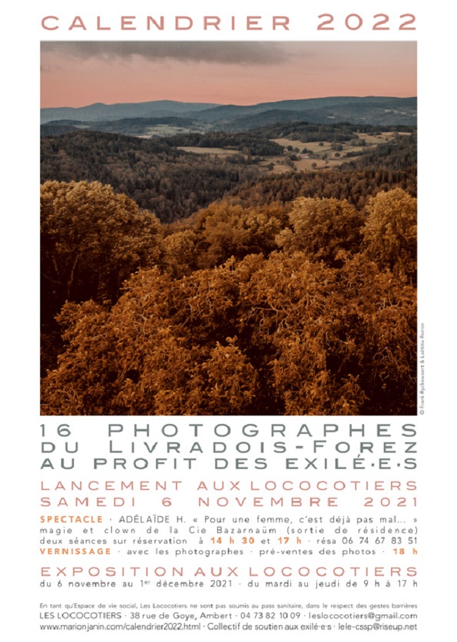 couverture du calendrier photo d'un paysage