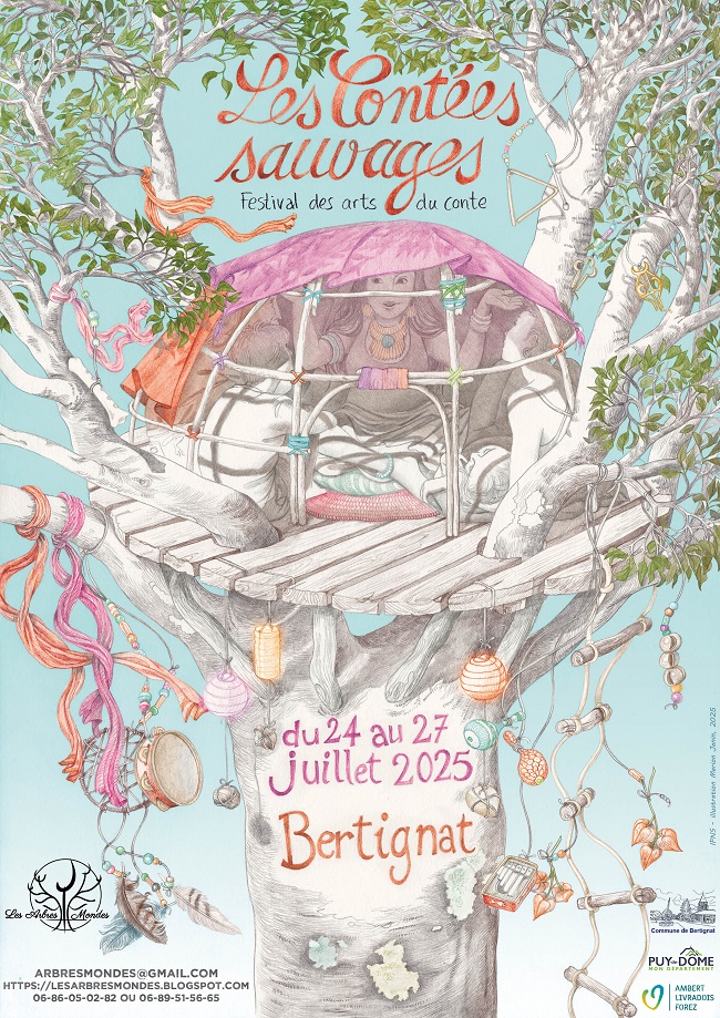 affiche du festival Les Contées Sauvages 2025