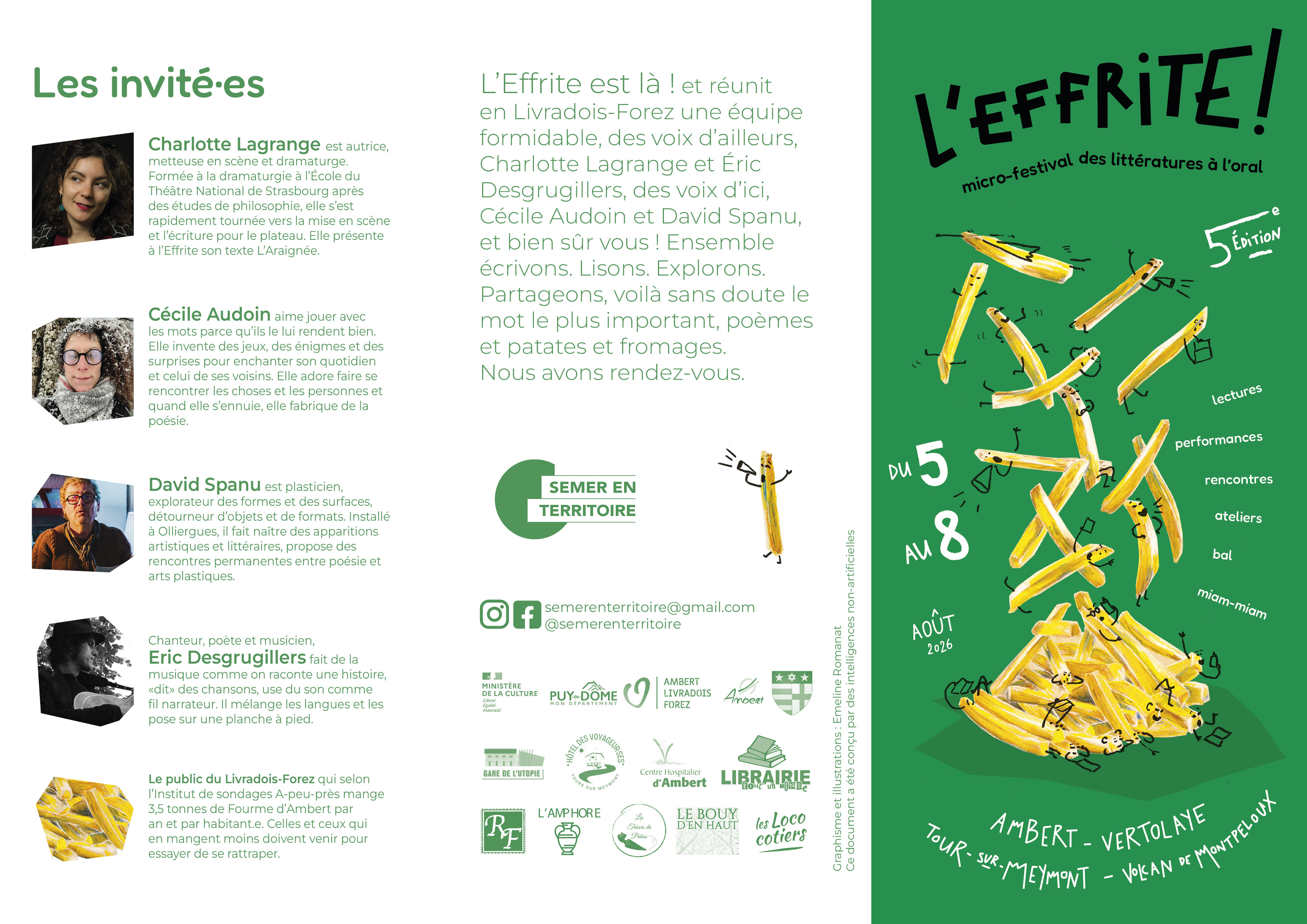 invités de l'Effrite 2026