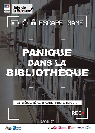 l'affiche de l'escape game
