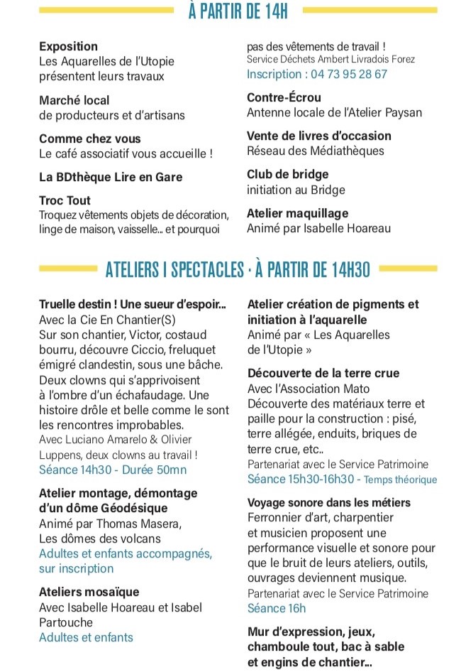 programme détaillé