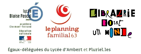 logo du  planning familial et du lycée d'Ambert