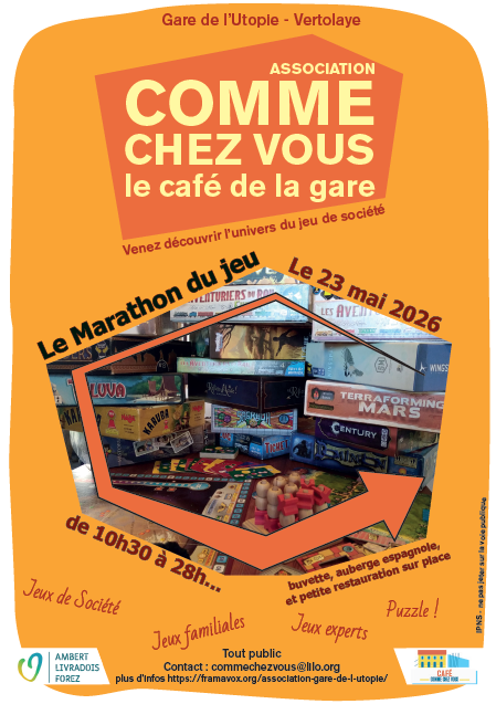 affiche du marathon du jeu 2026