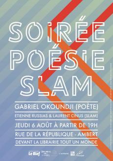 affiche poésie et slam