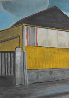 une des peintures de l'artiste David Spanu