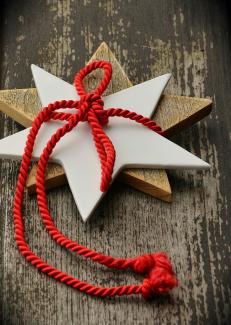 décoration de Noël en forme d'étoile