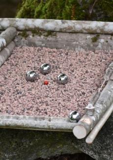 photo d'un jeu de mini pétanque