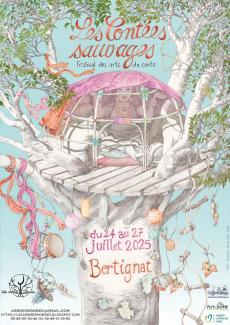affiche du festival Les Contées Sauvages 2025