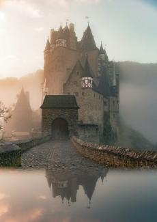 photo d'un château médiéval