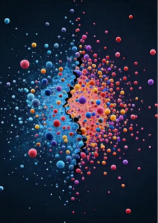 illustration représentant des atomes