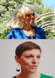 photo de deux intervenant.es